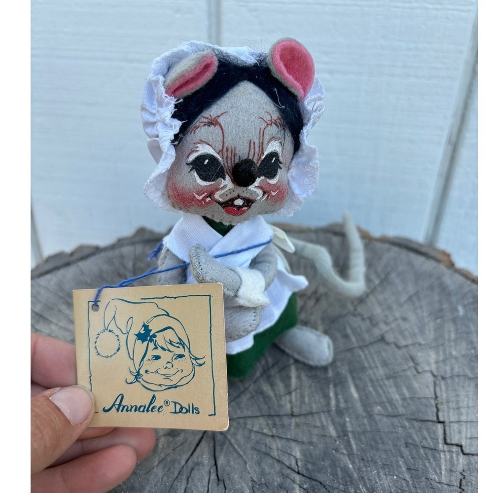 Analee Vintage Mouse Doll,‎ 7", With Tags